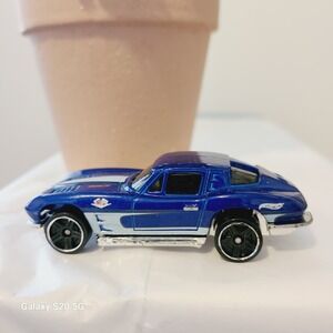 Hot Wheels Corvette‎ Stingray 1979 Blue Diecast Toy Car Collectible